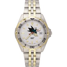 Gents NHL San Jose Sharks Watch In Stainless Steel