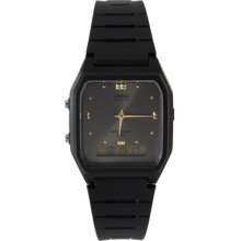 Genuine Casio Plastic Watch Dual Time Aw-48he-1a