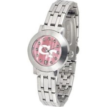 Georgia Tech GT Ladies MOP & Swarovski Crystal Watch