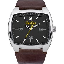 Gio Goi Mens Brown Leather Strap Watch/official Stockist/brand New/rrpÂ£40