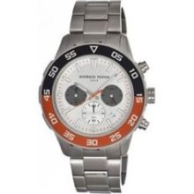 Giorgio Fedon Sea Timer Men's Watch Primary Color: Silver / Black / Orange