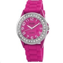 Golden Classic Women's Savvy Jelly Watch in Pink