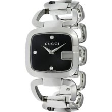 Gucci Swiss G-Timeless Stainless Steel Bracelet Ladies Watch YA126511