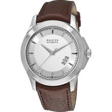 Gucci Timeless Ya126216 Gents Stainless Steel Case Automatic Date Watch