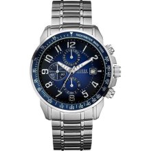 GUESS Chronograph Stainless Steel Mens Watch U15072G2