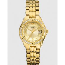 GUESS Dazzling Sporty Mid-size Watch - Gold
