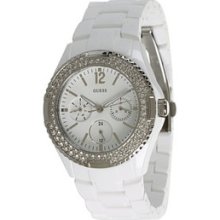 Guess Silver-tone Feminine Classic Watch U0062l7