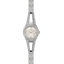 Guess Women Crystal Silvertone Watch G85970l