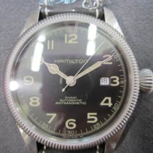 Hamilton Kahki Men's Automatic Watch Antimagnetic Case Sapphire Original Swiss