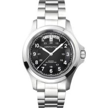 Hamilton Khaki King Day/date Swiss Made Automatic Sapphire W/r Watch H64455133