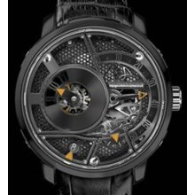 Hautlence HLq 04 (Black Ti / Black Honeycomb / Strap)