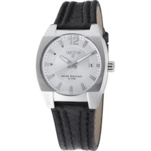 Hector France Men's 'Fashion' Leather Strap Watch