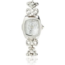 Hello Kitty CT.7105LS-18M Stainless Steel White Watch - White - Stainless Steel - One Size
