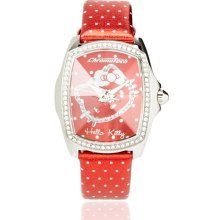 Hello Kitty Stainless Steel Watch by Chronotech CT.7896LS-41, Red