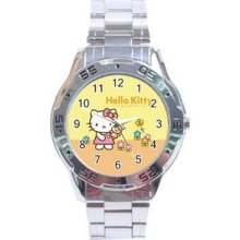 Hello Kitty Stainless Steel Chrome Analogue Men's Watch 21