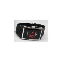 high quality digital led watch, mens sports watch, 10 pcs/lot,red text