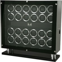 High Quality Volta Carbon Fiber 24 Watch Automatic Winder Box / Storage Case