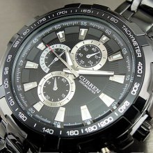 Hours Clock Luxury Sport Men Fashion Steel Wrist Watch Waterproof, W23