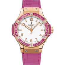 Hublot Big Bang Quartz Gold Tutti Frutti 38mm 361.pp.2010.lr.1933 ROSE