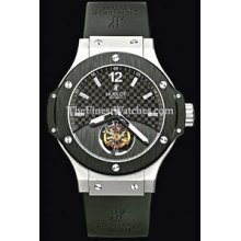 Hublot Solo Bang Platinum Ceramic Tourbillon Watch 305.TM.131.RX