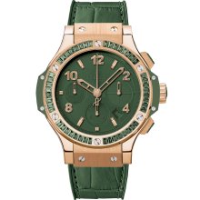 Hublot Women's Big Bang 41mm Green Dial Watch 341.PV.5290.LR.1917