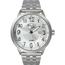 HydrOlix 3-Hand Stainless Steel/Silver Dial Unisex watch #XA00201