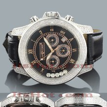 Ice Time Watches: Mens Diamond Watch 0.50ct