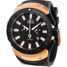 Invicta 0661 Mens Sea Scavenger Chrono Black Dial Watch