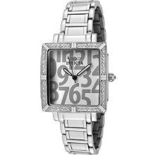Invicta 10670 Classique Diamond Accented Stainless Steel Womens Watch