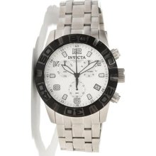 Invicta 11453 Men's Pro Diver Elite Black Bezel Silver Textured D ...