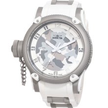 Invicta 1200 Men's White Camouflage Dial Swiss Made Limited Edition Qu
