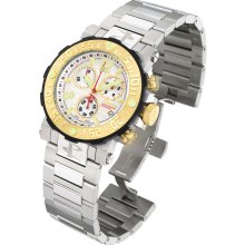 Invicta 6135 Men's Sea Rover Reserve Silver Gold Dial Watch