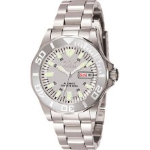 Invicta 7048 Men's Watch Pro Diver Silver Dial Auto 3h Stainless Steel