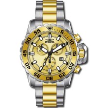 Invicta Gold Stainless Steel Men's Watch 1236