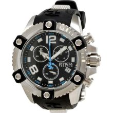 Invicta Men's 11169 Reserve Arsenal Black Blue Rubber Chrono Watch