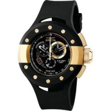 Invicta Men's 6493 S1 Collection Racer Chronograph Black Rubber Watch