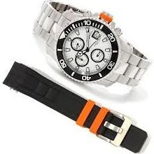 Invicta Men's Pro Diver Chronograph White Dial Watch 11222