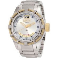 Invicta Mens Reserve Bolt Day Retrograde Swoss Made Stainless Steel Watch