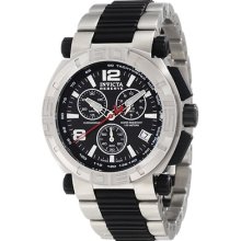 Invicta Men's Reserve Chronograph Black Dial Stainless Steel Watch 1868