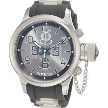 Invicta Men's Russian Diver Chronograph Grey Polyurethane Watch 1350