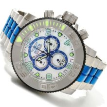Invicta Men's Sea Hunter Swiss Quartz Chronograph Mother-of-Pearl Dial Stainless Stee Bracelet Watch