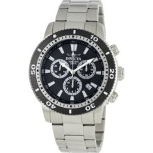 Invicta Mens Watch Chronograph Stainless Steel Watch Fast Free S&h