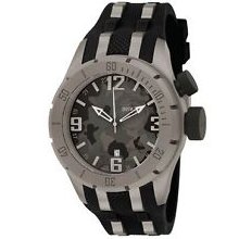 Invicta Watches Men's Coalition Forces Grey Camouflage Dial Black Poly