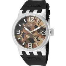 Invicta Watches Women's DNA/Camouflage Brown Camouflage Black Silicone