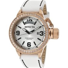 Invicta Women's 12969 Corduba Silver Dial White Leather