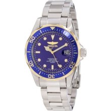 Invicta Womens Pro Diver Swiss Blue Dial Stainless Steel Bracelet Watch Set
