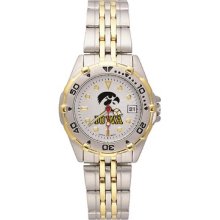 Iowa Hawkeyes 'Iowa' All Star Watch with Stainless Steel Band - W ...