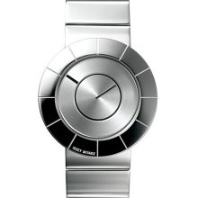 Issey Miyake TO Silver Case, Black Hands, Bracelet Watch