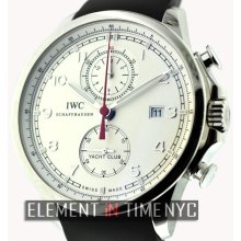 IWC Portuguese Collection Yacht Club Chronograph Silver Arabic Dial