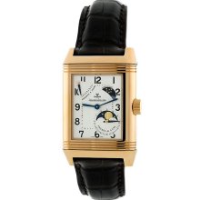 Jaeger LeCoultre Reverso Sun Moon 18kt Rose Gold Mens Watch 304.24.20